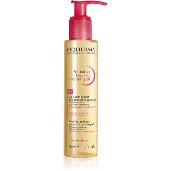 Bioderma Bioderma Sensibio Micellar cleansing oil čistilno olje za odstranjevanje ličil 150 ml