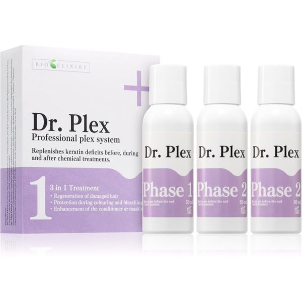 Bioélixire Bioélixire Dr. Plex obnovitvena kura za poškodovane lase 3x50 ml