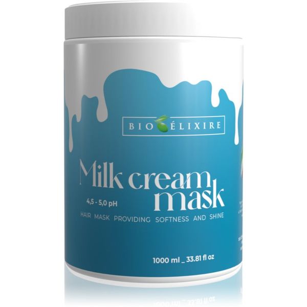 Bioélixire Bioélixire Milk Cream maska za sijaj in mehkobo las 1000 ml