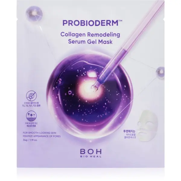 BIOHEAL BOH BIOHEAL BOH Probioderm Collagen Remodeling Serum Gel Mask hidrogelna maska za učvrstitev obraza 1 kos
