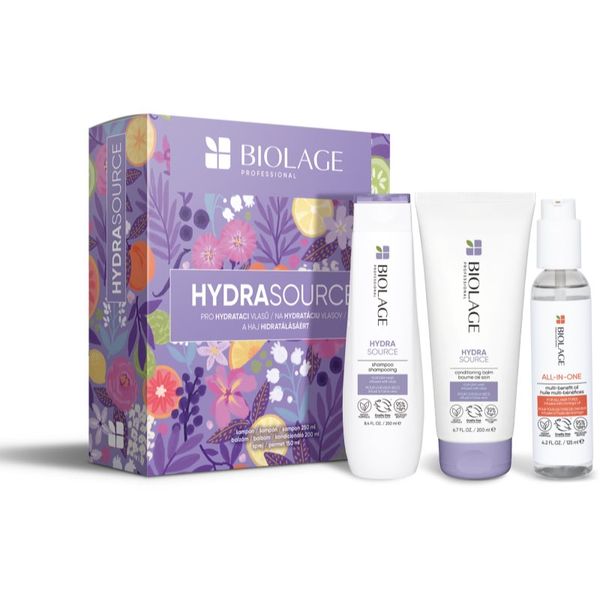 Biolage Biolage Bond Therapy Hydra Source darilni set (za poškodovane lase)