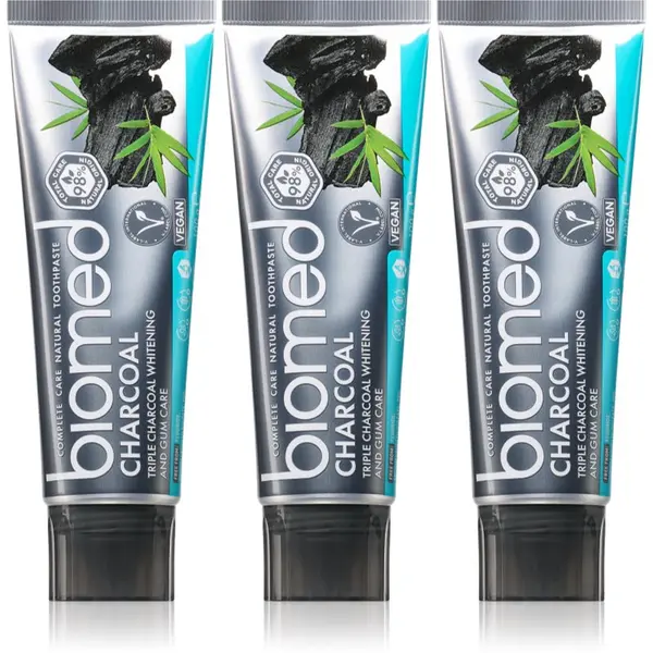 Biomed Biomed Charcoal zobna pasta za beljenje zob z aktivnim ogljem