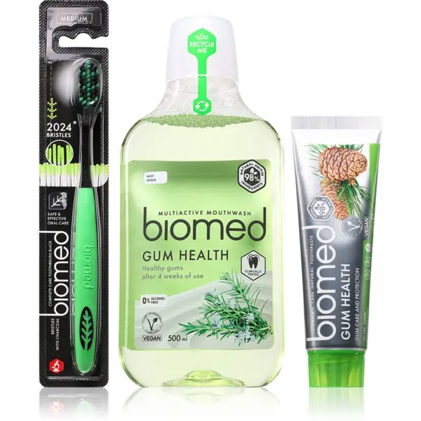 Biomed Biomed Gum Health Set set zobne nege za občutljive dlesni