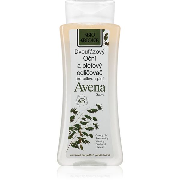 Bione Cosmetics Bione Cosmetics Avena Sativa dvofazni odstranjevalec ličil za obraz in oči 255 ml