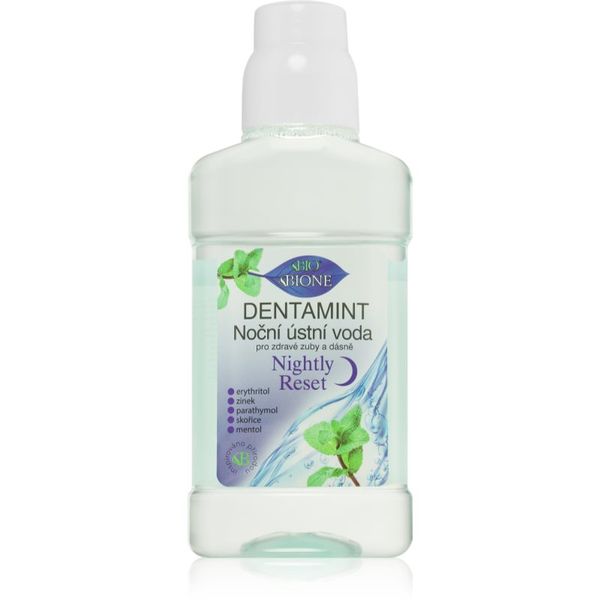 Bione Cosmetics Bione Cosmetics Dentamint Nightly Reset ustna voda za noč 265 ml