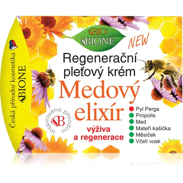 Bione Cosmetics Bione Cosmetics Honey Elixir regeneracijska krema za obraz 51 ml
