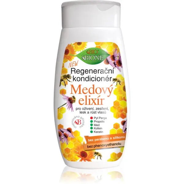 Bione Cosmetics Bione Cosmetics Honey Elixir regeneracijski balzam za lase 260 ml