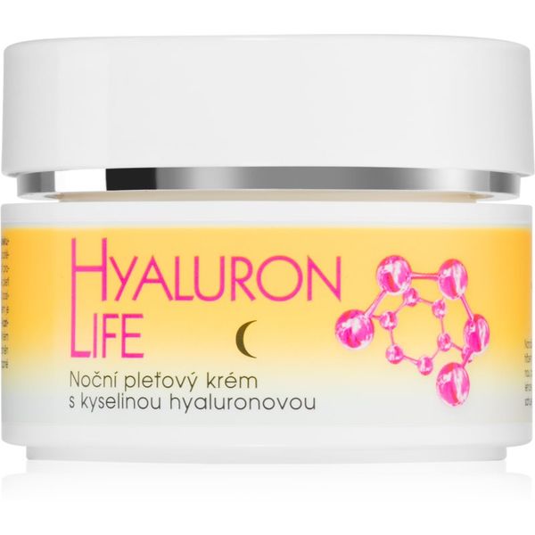 Bione Cosmetics Bione Cosmetics Hyaluron Life nočna krema za obraz s hialuronsko kislino 51 ml