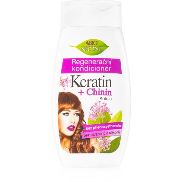 Bione Cosmetics Bione Cosmetics Keratin + Chinin regeneracijski balzam za lase 260 ml