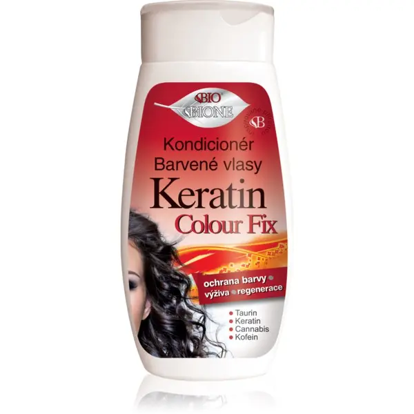 Bione Cosmetics Bione Cosmetics Keratin Colour Fix balzam za zaščito barve 260 ml