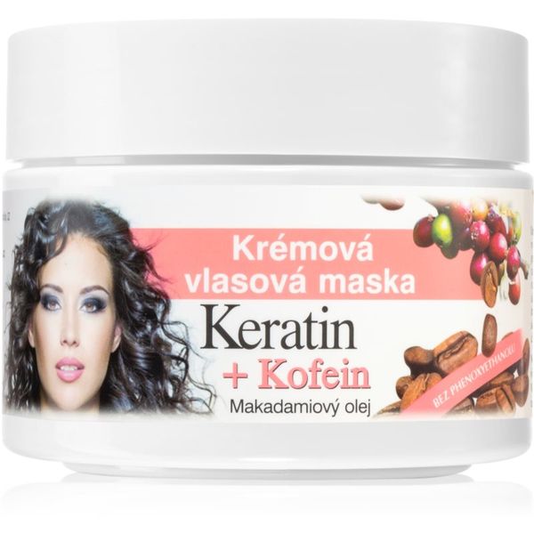 Bione Cosmetics Bione Cosmetics Keratin + Kofein kremasta maska za lase 260 ml