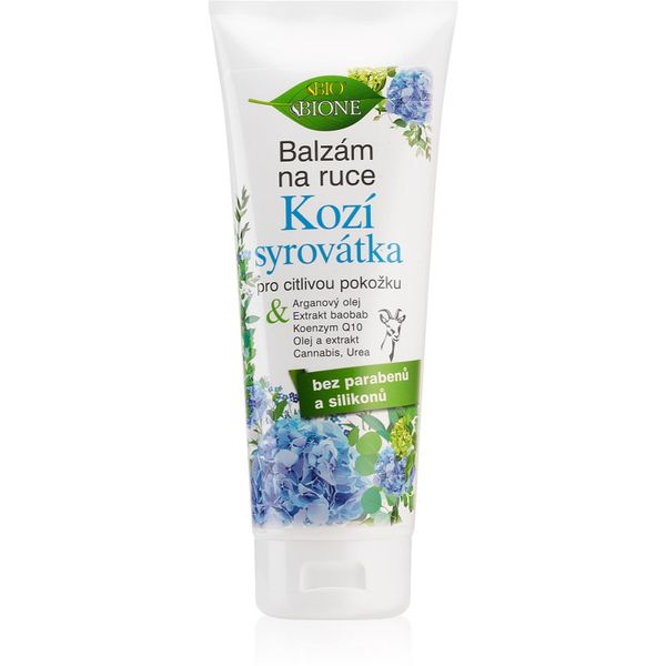 Bione Cosmetics Bione Cosmetics Kozí Syrovátka balzam za roke za občutljivo kožo 205 ml