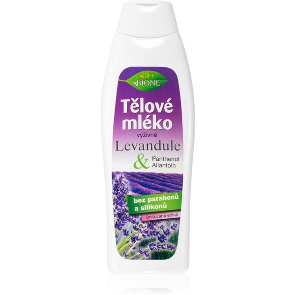 Bione Cosmetics Bione Cosmetics Lavender hranilno mleko za telo 500 ml