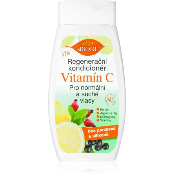 Bione Cosmetics Bione Cosmetics Vitamin C regeneracijski balzam za normalne do suhe lase 260 ml