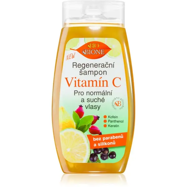 Bione Cosmetics Bione Cosmetics Vitamin C regeneracijski šampon za normalne do suhe lase 260 ml