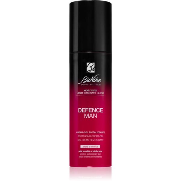 BioNike BioNike Defence Man poživitvena gelasta krema za občutljivo in netolerantno kožo 50 ml