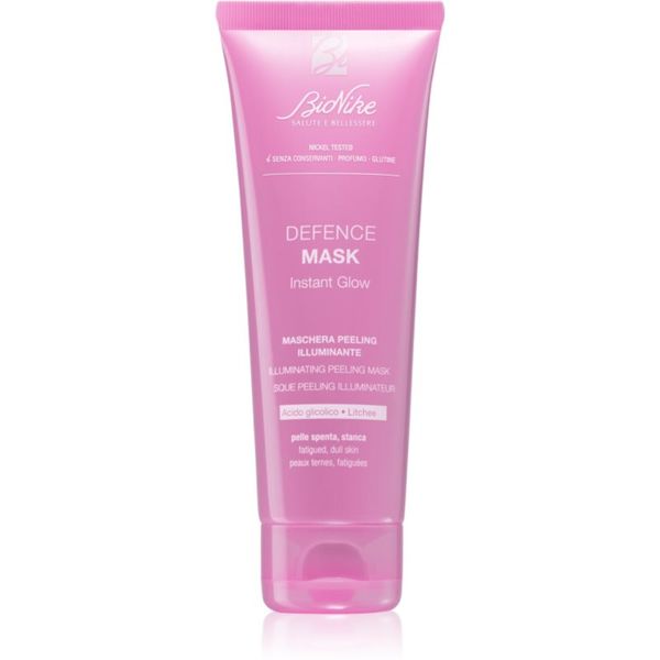 BioNike BioNike Defence Mask posvetlitvena piling maska za obraz za utrujeno kožo 75 ml