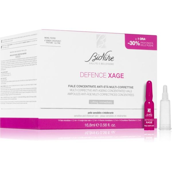 BioNike BioNike Defence Xage serum za obraz v kapsulah proti gubam 14x1,2 ml