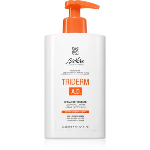BioNike BioNike Triderm A. D. čistilna krema za atopijsko kožo 490 ml