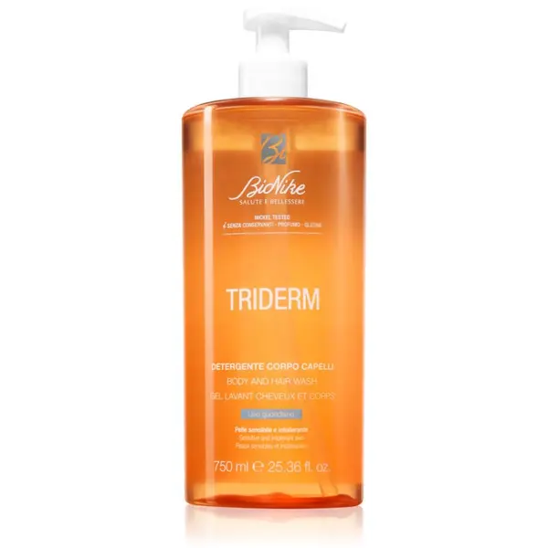 BioNike BioNike Triderm gel za prhanje in šampon 2v1 za vsakodnevno uporabo 750 ml