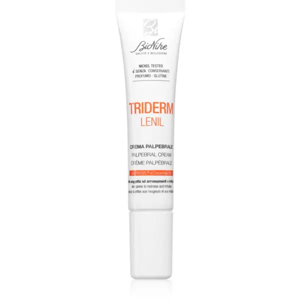 BioNike BioNike Triderm Lenil pomirjujoča krema za razdražene veke 15 ml