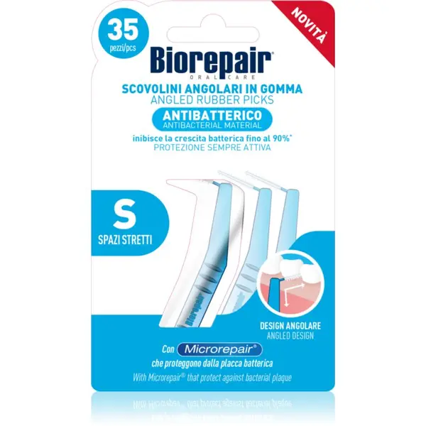 Biorepair Biorepair Rubber Picks Small dentalni zobotrebci 35 kos