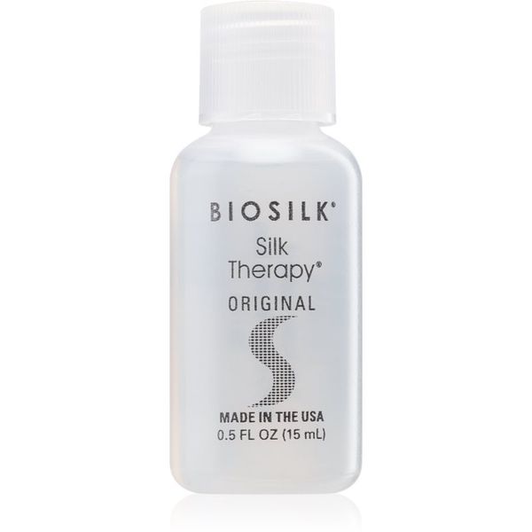 Biosilk Biosilk Silk Therapy Original svilena regeneracijska nega za vse tipe las 15 ml