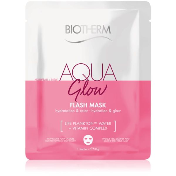 Biotherm Biotherm Aqua Glow Super Concentrate maska iz platna 31 g