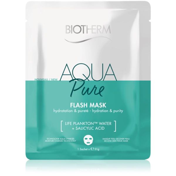 Biotherm Biotherm Aqua Pure Super Concentrate maska iz platna z vlažilnim učinkom za regeneracijo obraza 35 g