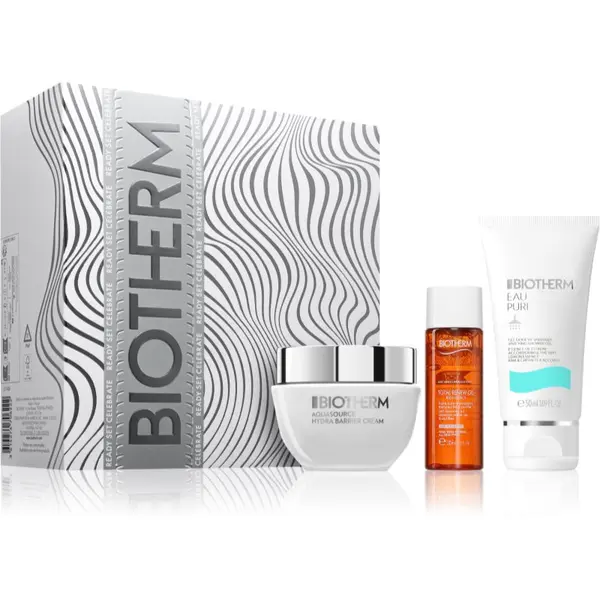 Biotherm Biotherm Aquasource Hydra Barrier Cream darilni set za ženske