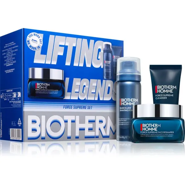 Biotherm Biotherm Homme Force Supreme Face Reshaper Cream darilni set za moške