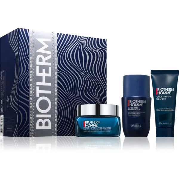 Biotherm Biotherm Homme Force Supreme Face Reshaper Cream darilni set za moške