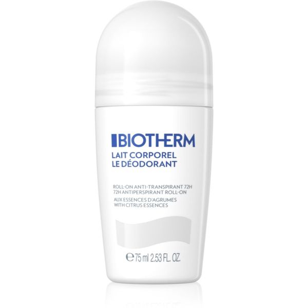 Biotherm Biotherm Lait Corporel Le Déodorant antiperspirant roll-on brez parabenov 75 ml