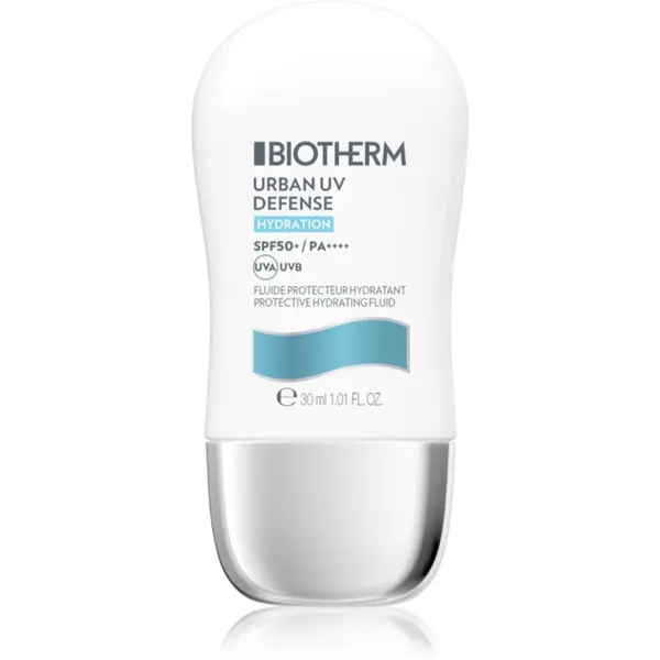 Biotherm Biotherm Urban UV Defense Protective Hydrating Fluid SPF50+ vlažilna krema za obraz z UV faktorjem za ženske 30x1 ml