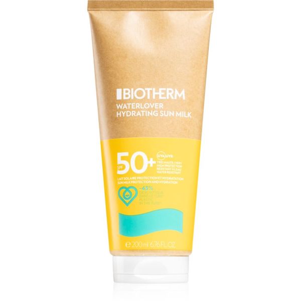 Biotherm Biotherm Waterlover Sun Milk losjon za sončenje SPF 50+ 200 ml