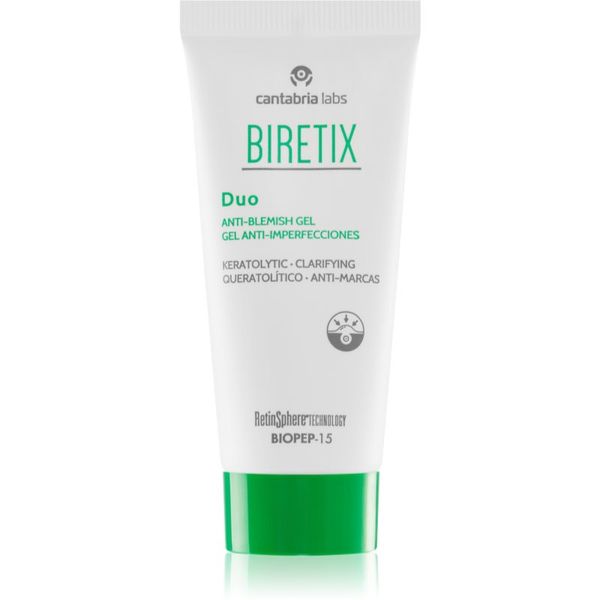 Biretix Biretix Treat Duo Anti-Blemish Gel korekcijska obnovitvena anti-recidivna nega proti nepopolnostim kože in sledem po aknah 30 ml