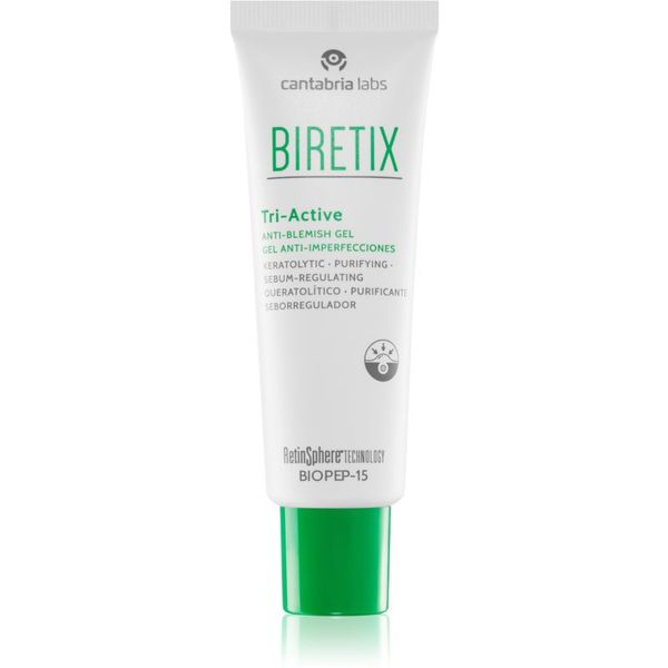 Biretix Biretix Treat Tri Active Gel lokalni gel za akne za regulacijo sebuma 50 ml