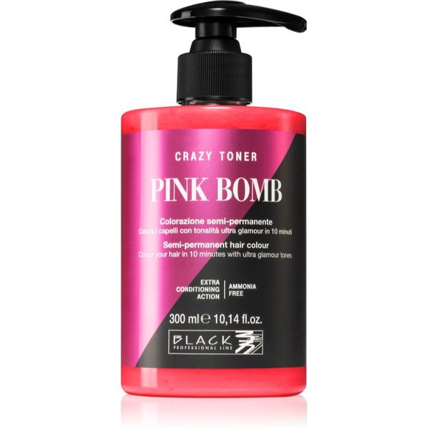 Black Professional Line Black Professional Line Crazy Toner barvni toner Pink Bomb 300 ml