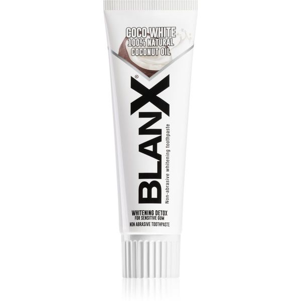 BlanX BlanX White Detox Coconut zobna pasta za beljenje zob s kokosovim oljem 75 ml