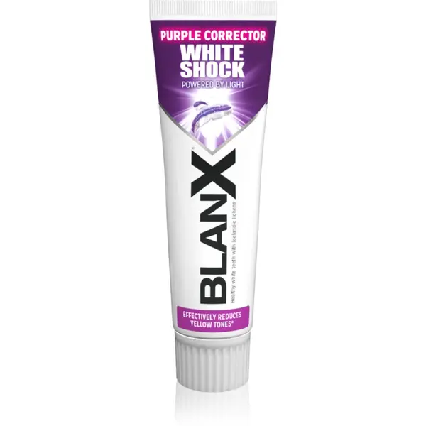 BlanX BlanX White Shock Purple zobna pasta za beljenje zob z vijoličastim pigmentom 78 ml