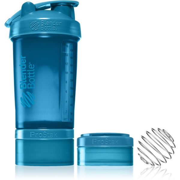 Blender Bottle Blender Bottle ProStak Pro športni shaker + rezervoar barva Ocean Blue 650 ml