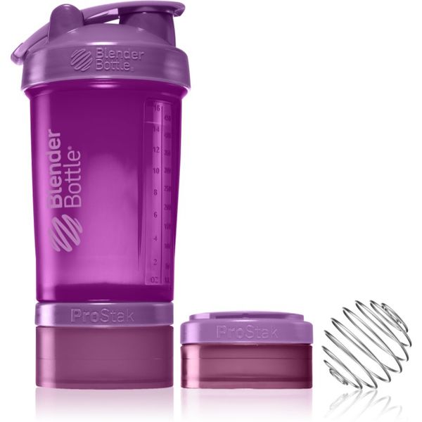 Blender Bottle Blender Bottle ProStak Pro športni shaker + rezervoar barva Plum 650 ml