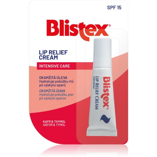 Blistex Blistex Lip Relief Cream balzam za suhe in razpokane ustnice SPF 10 6 ml