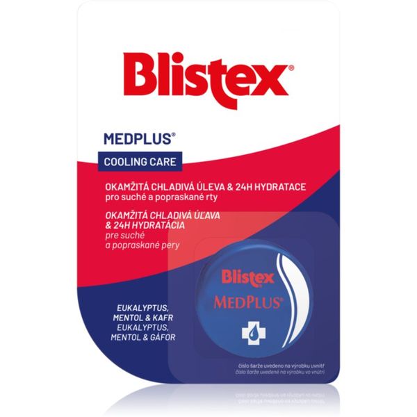 Blistex Blistex MedPlus hladilni balzam za izsušene in razpokane ustnice SPF 15 7 ml