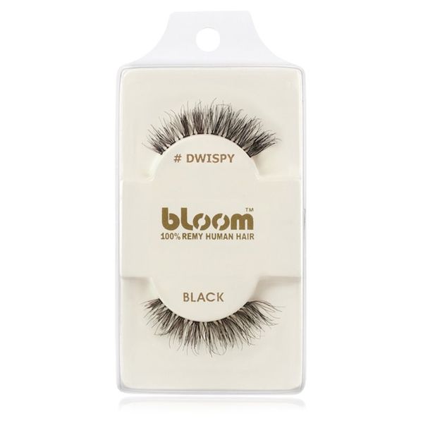 Bloom Bloom Natural lepilne trepalnice iz naravnih las (Dwispy, Black) 1 cm