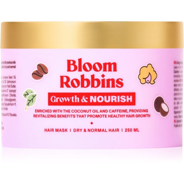 Bloom Robbins Bloom Robbins Growth & Nourish hranilna maska za lase za vse tipe las 250 ml