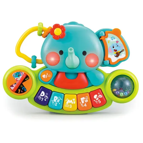 Bo Jungle Bo Jungle B-E’L’E’Phant Piano aktivnostna igrača 6 m+ 1 kos
