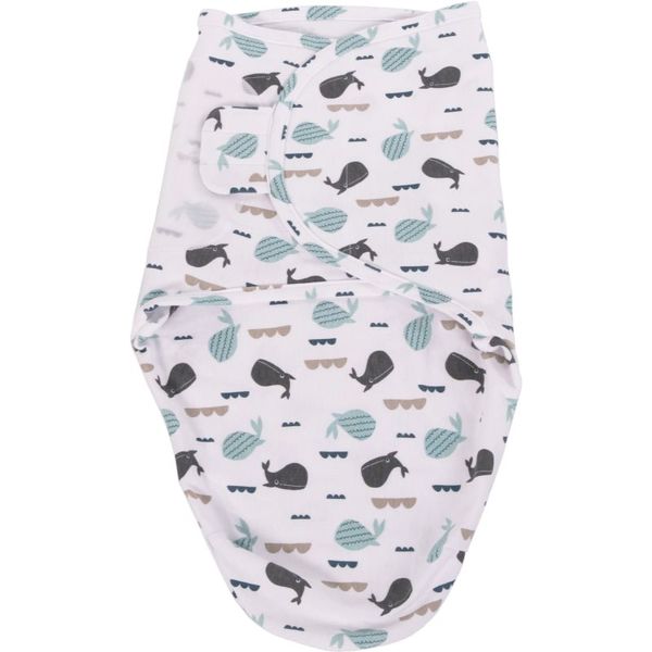 Bo Jungle Bo Jungle B-Wrap Small Ocean Whales odeja za povijanje 3,2-6,4kg 1 kos