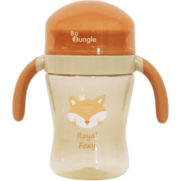 Bo Jungle Bo Jungle Drinking Cup 360° Mixer Grey otroški lonček 6m+ Royal Foxy 240 ml