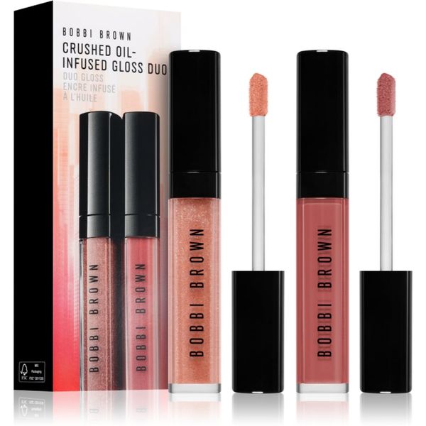 Bobbi Brown Bobbi Brown Crushed Oil-Infused Gloss Duo darilni set za ustnice 2 kos